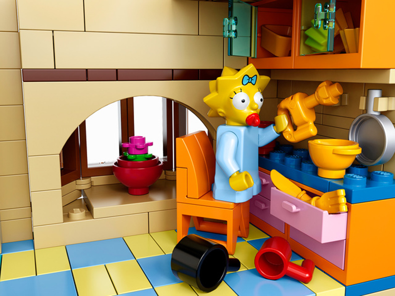 Illustration for article titled La casa Lego de los Simpson es un pequeña obra de arte